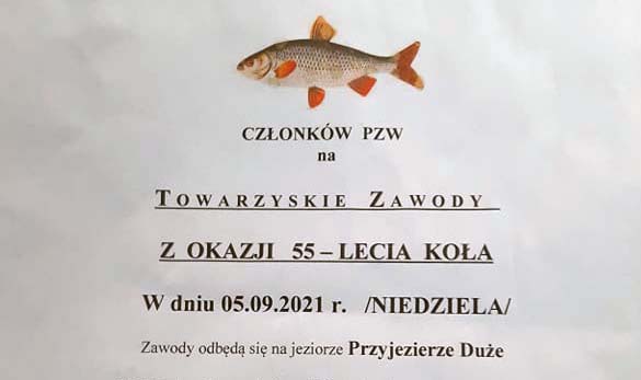 Zawody z okazji 55-lecia PZW Przyjezierze